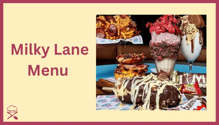 Milky Lane Menu and Prices in Australia