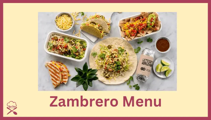 zambrero menu